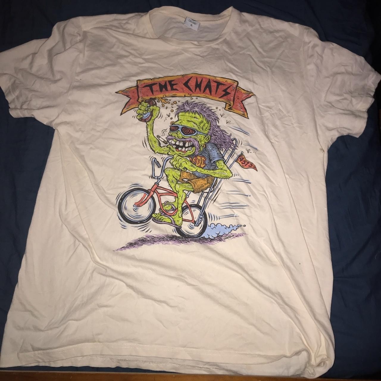 Rare! The Chats band T-shirt Short Sleeve Gift Tour Full Size IM0820