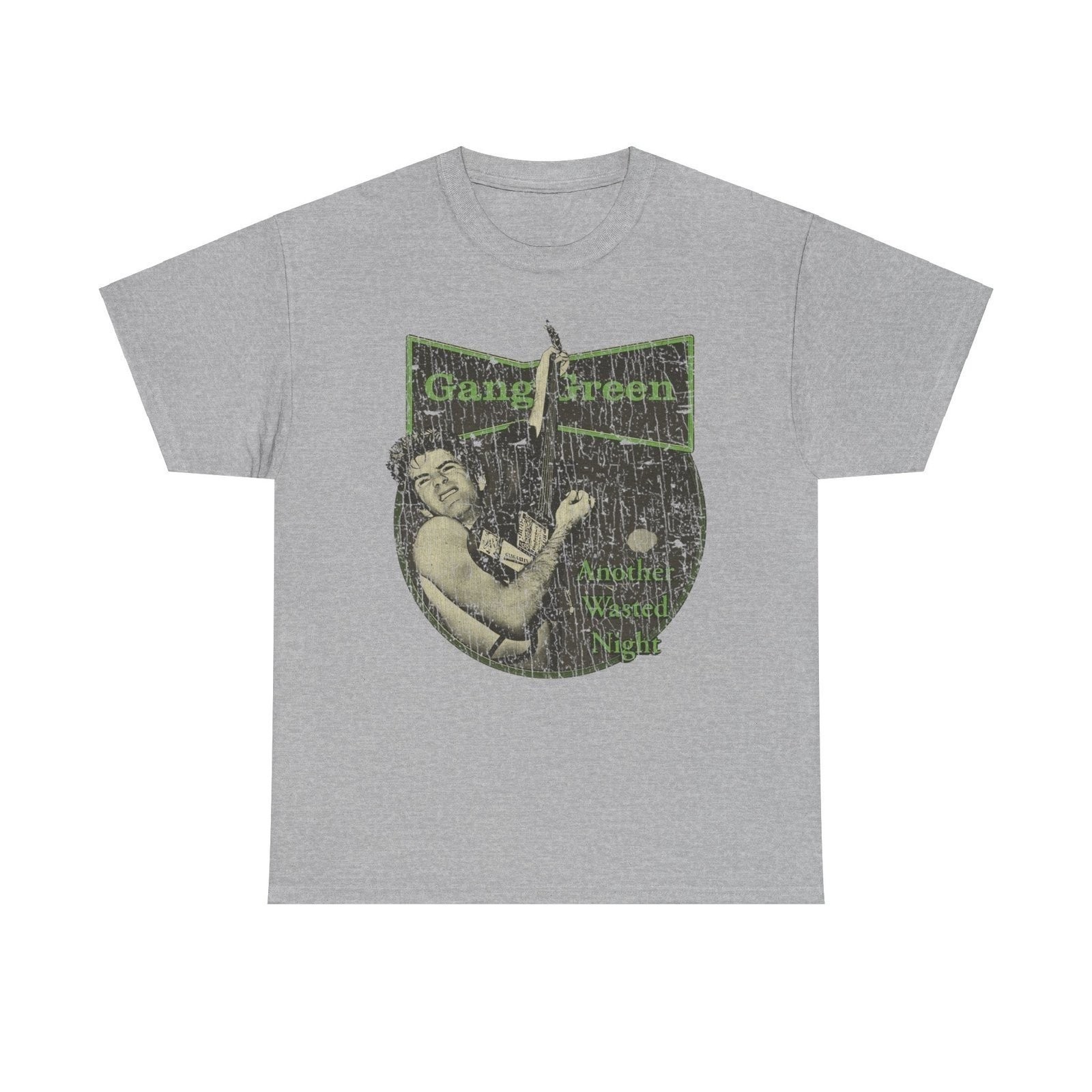 Gang Green Another Wasted Night Punk Band Music T-shirt
