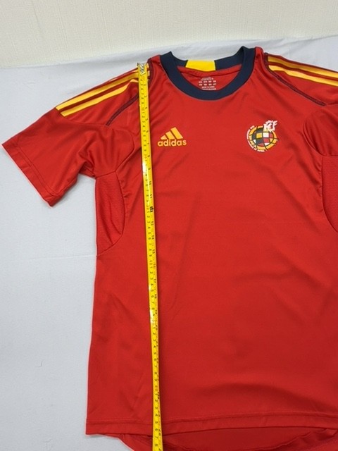 Adidas Men’s Red Soccer Jersey Climacool Short Sleeve Crew Neck