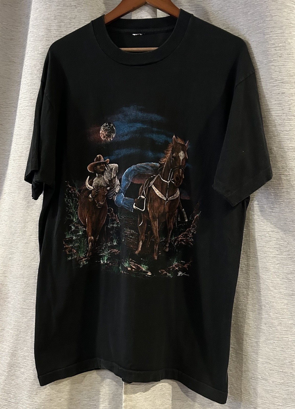 Vintage Hazelwood Premo Single Stitch Western Cowboy Men’s Made In USA