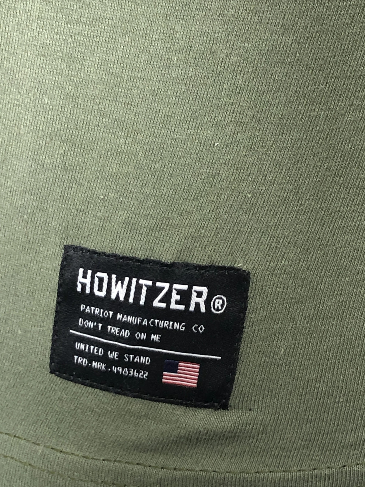 Howitzer Style Men’s T-Shirt MOLON LABE Military Green Grunt S M L XL 2XL 3XL
