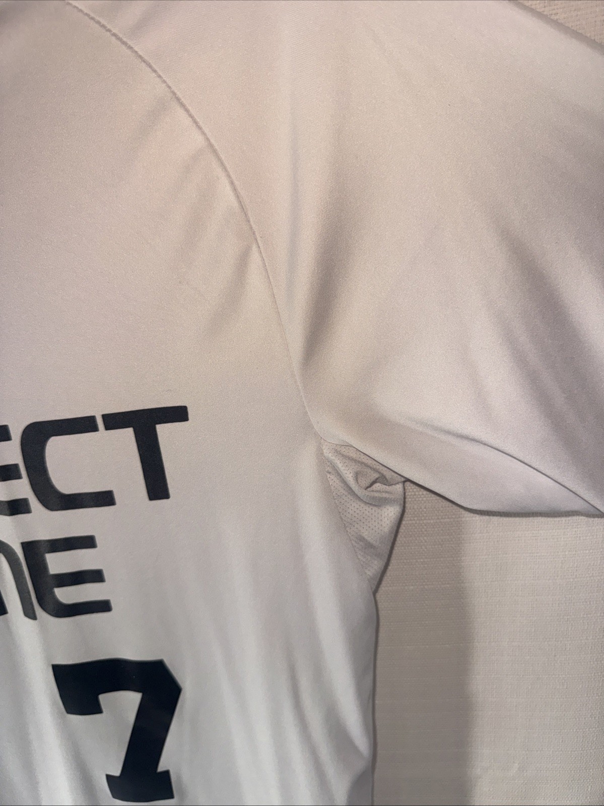 Rawlings Perfect Game Shirt White #7 Softball Baseball Size Medium