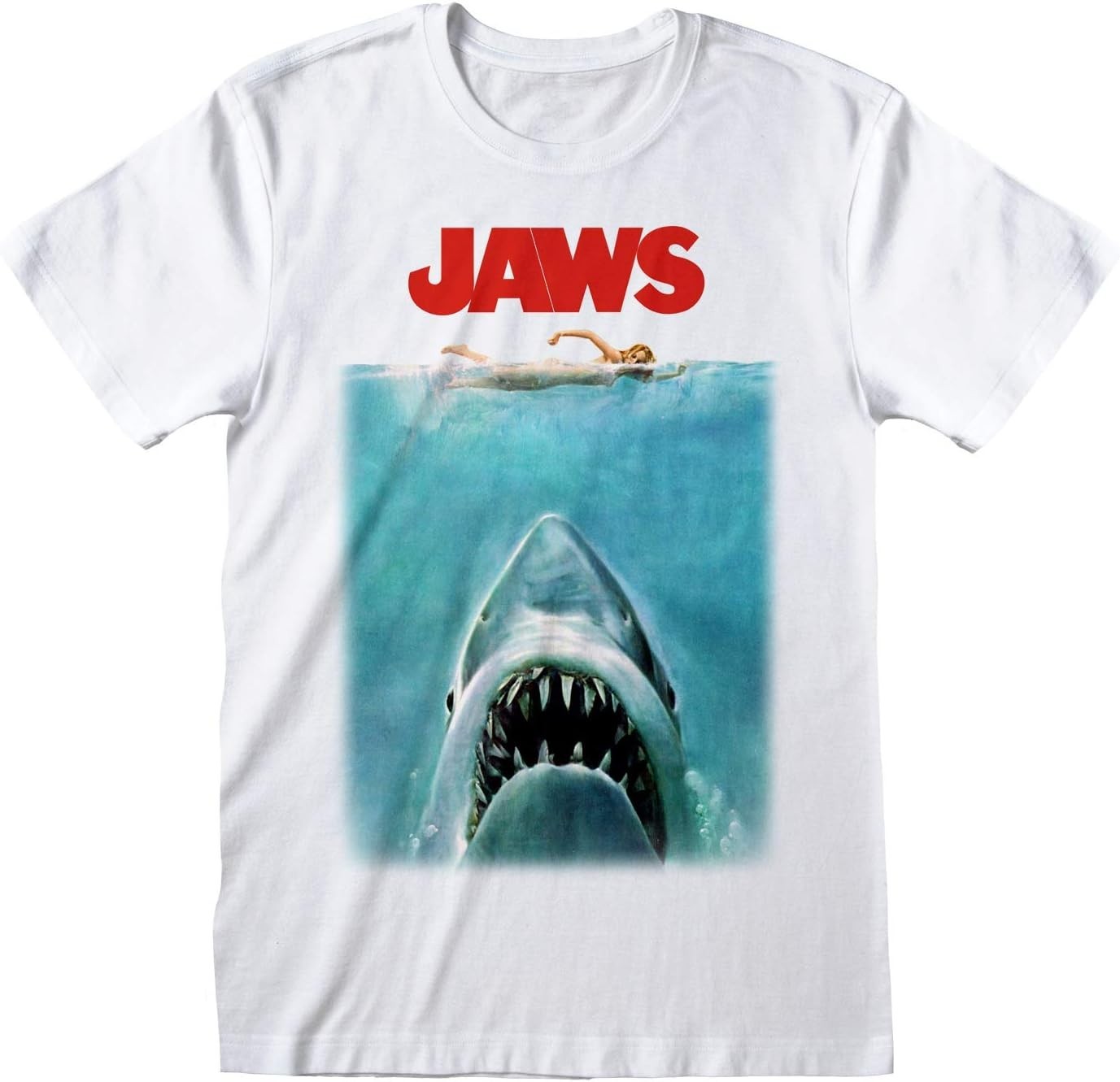 Jaws Classic Movie Poster T-Shirt All Size – For Fan