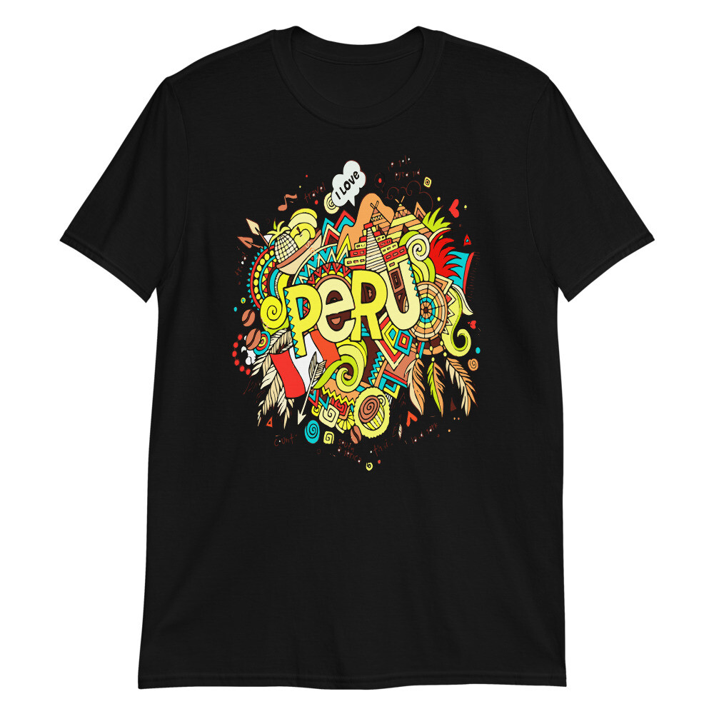 PERU HERMOSO MOSAICO PROUD TO BE PERUVIAN Short-Sleeve Unisex T-Shirt