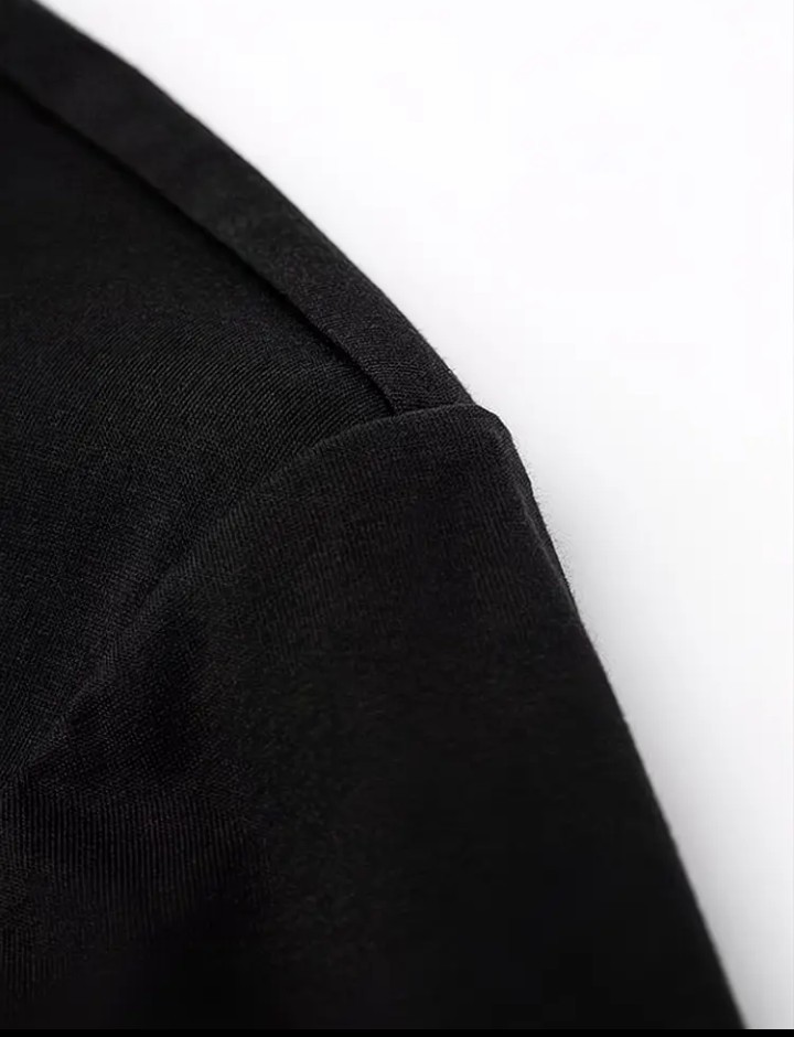 Essential Black T-shirt Short Sleeve Cotton Tee 3xl