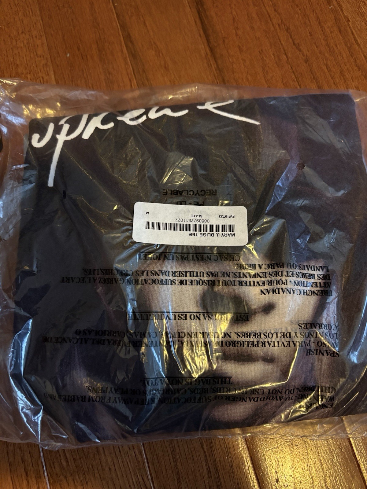 Medium – Supreme Mary J. Blige Tee Slate FW19 – NEW IN HAND FREE SHIP