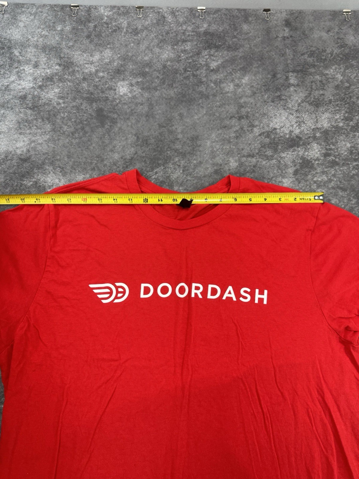 DoorDash T-Shirt Tee Mens Size XL Food Delivery Driver Door Dash Service
