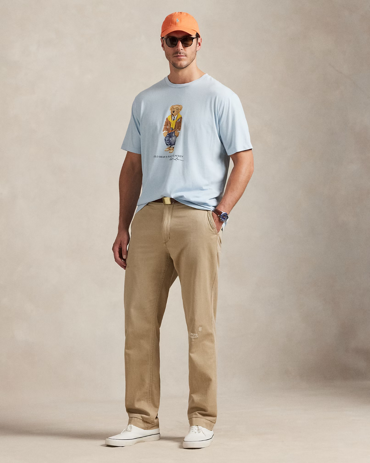 Polo Ralph Lauren Men`s Polo Bear Tee T-Shirt Blue