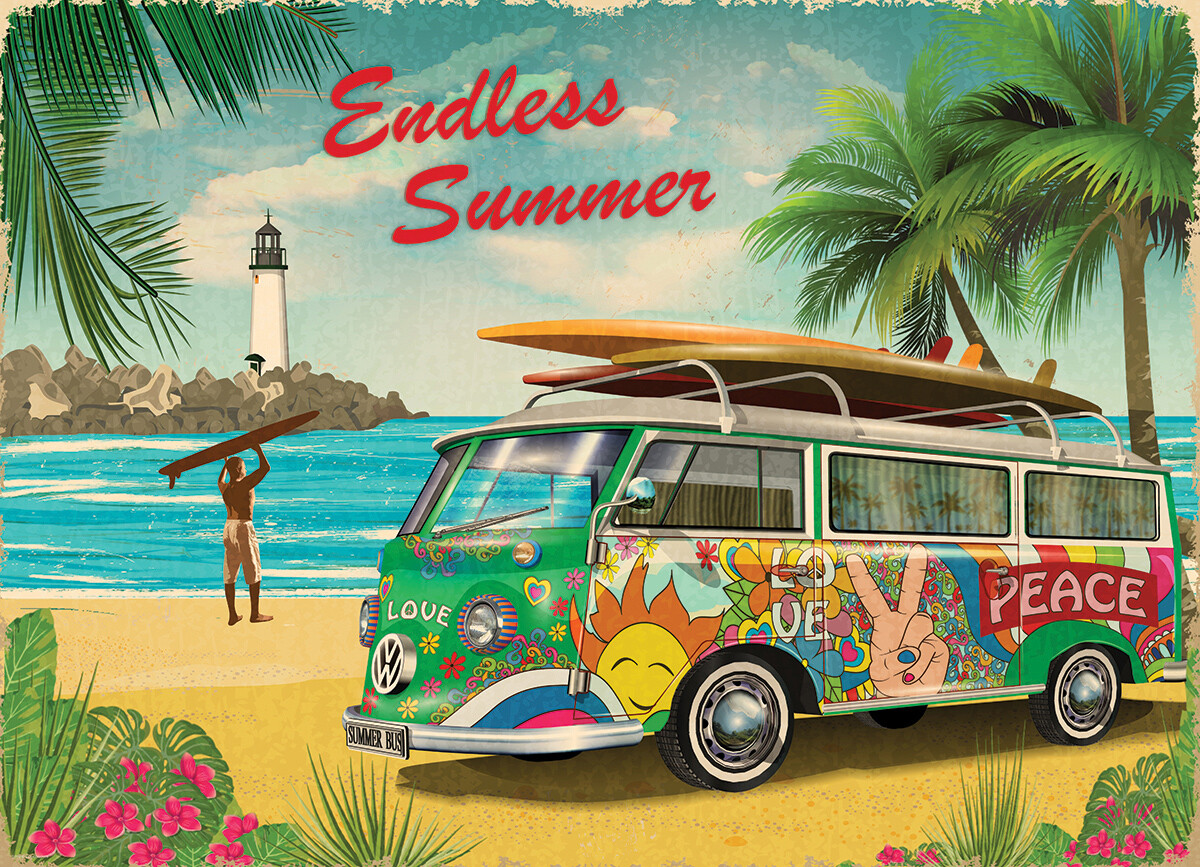 Bruce Brown The Endless Summer Beach Scene Surfers 1964 Men’s T Shirt