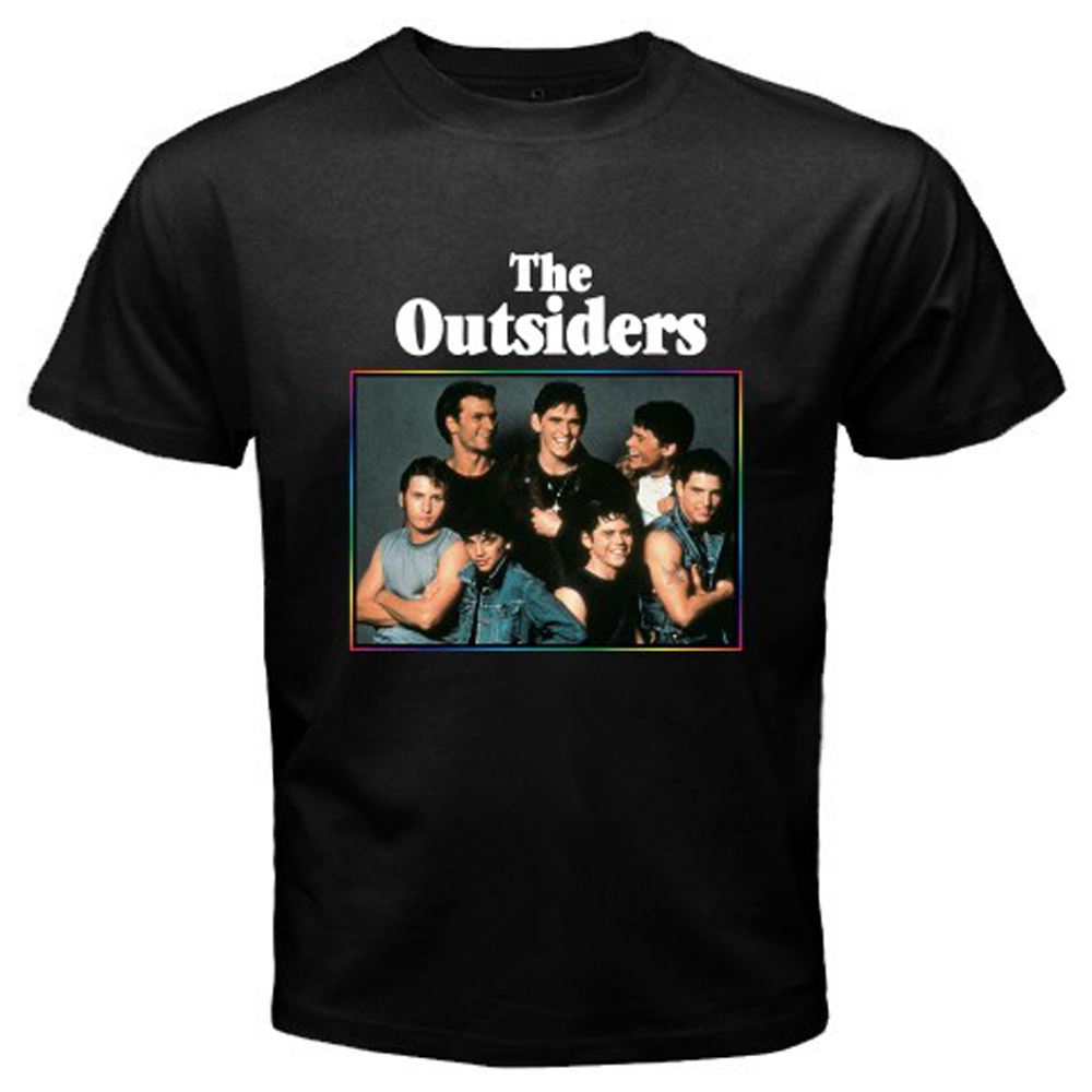 New The Outsiders 80’s Drama Movie Men’s Black T-Shirt Size S-5XL