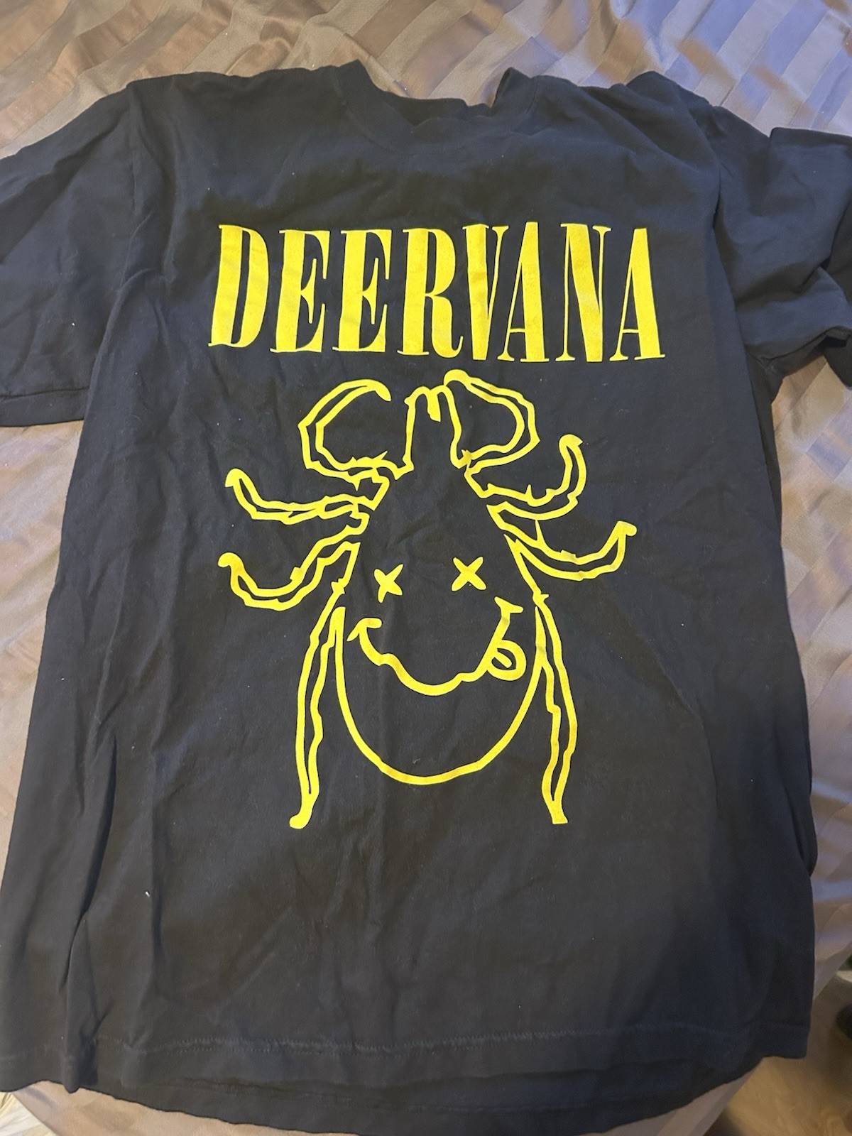 Deer tick music Deervana Shirt Large Comfort Colors
