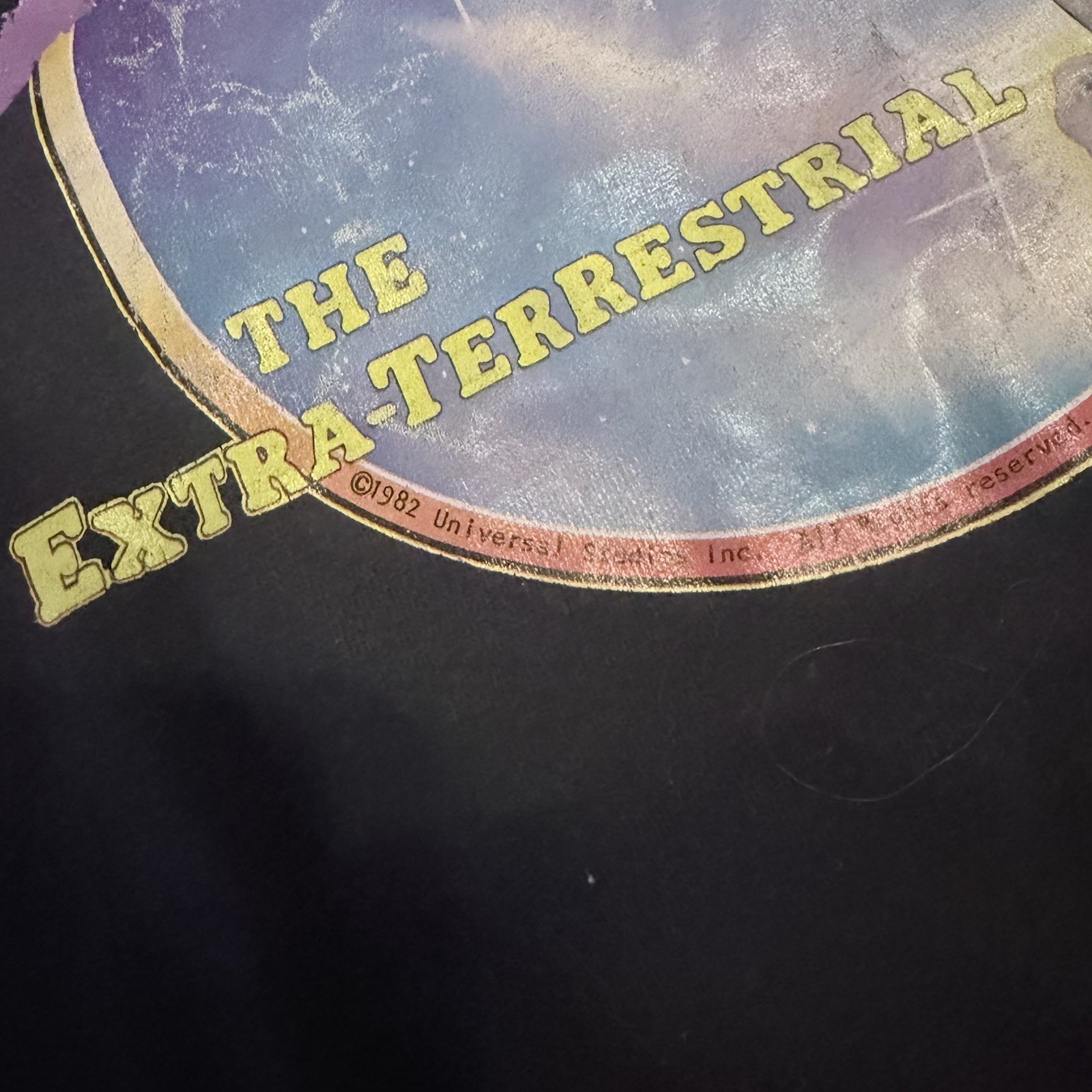 Vintage 1982 E.T. Extra Terrestrial Movie T Shirt Single Stitch Wrights SZ M