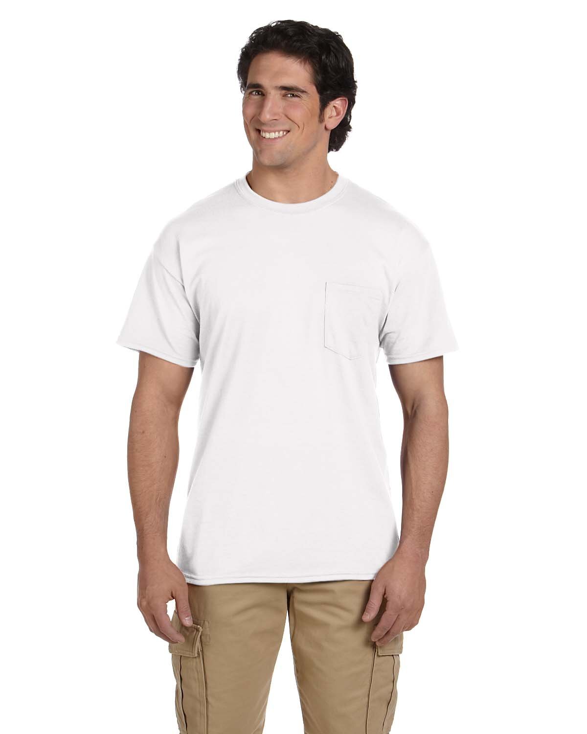 Gildan Adult Pocket Stylish T Shirt Casual Plain T-Shirt – G830