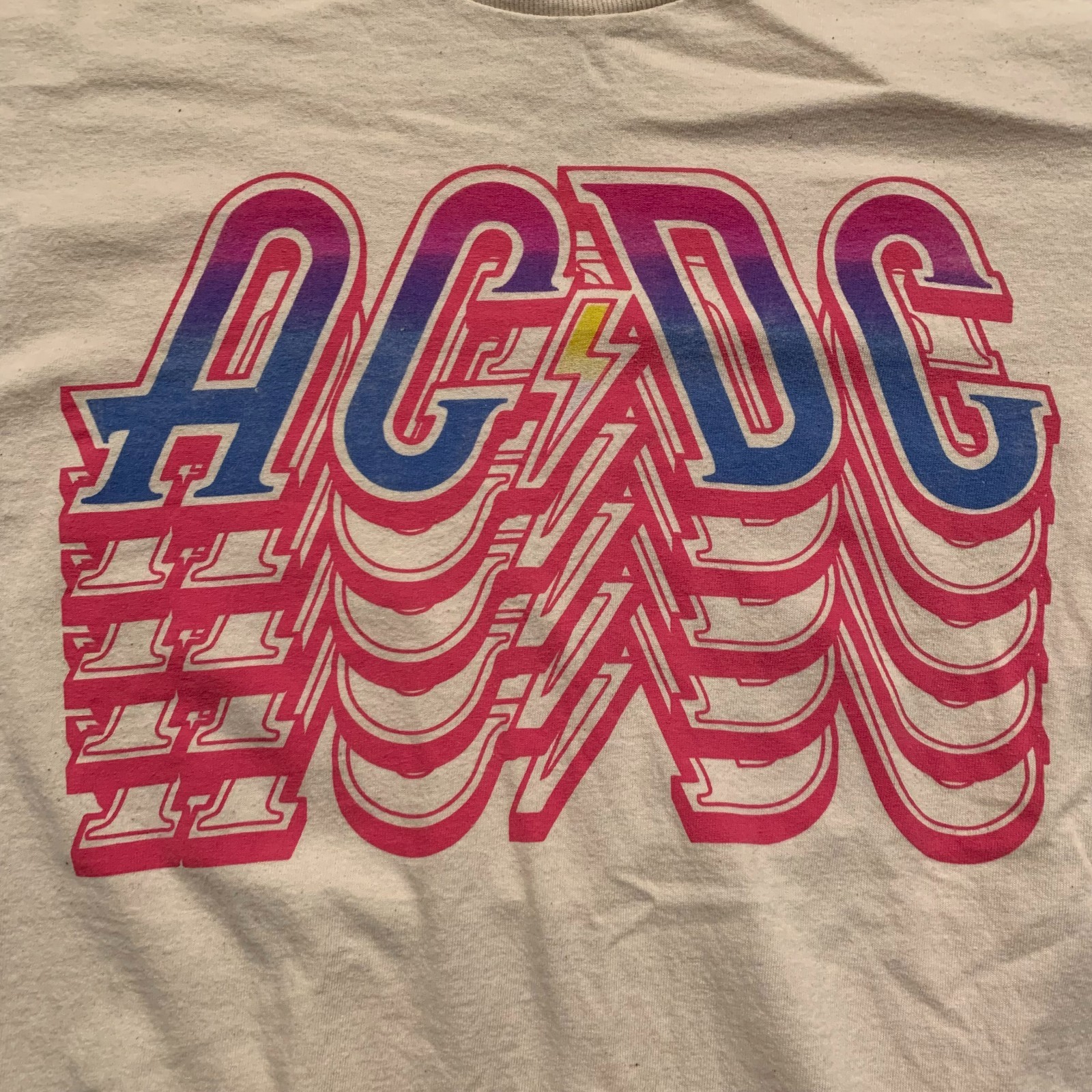 AC/DC Thunderstruck Band Metal Rock Music Album Grunge Punk Alt T-Shirt S