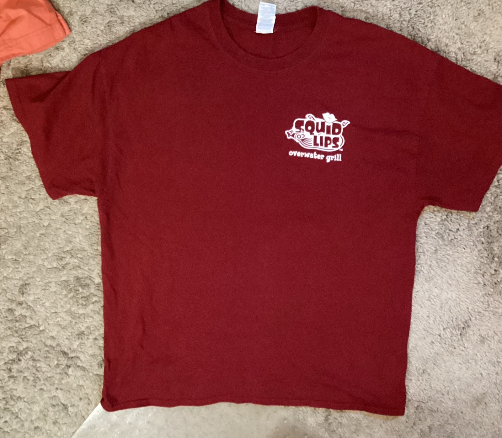 Squid Lips Overwater Grill Maroon Graphic T Shirt XL Florida Grouper Graphic