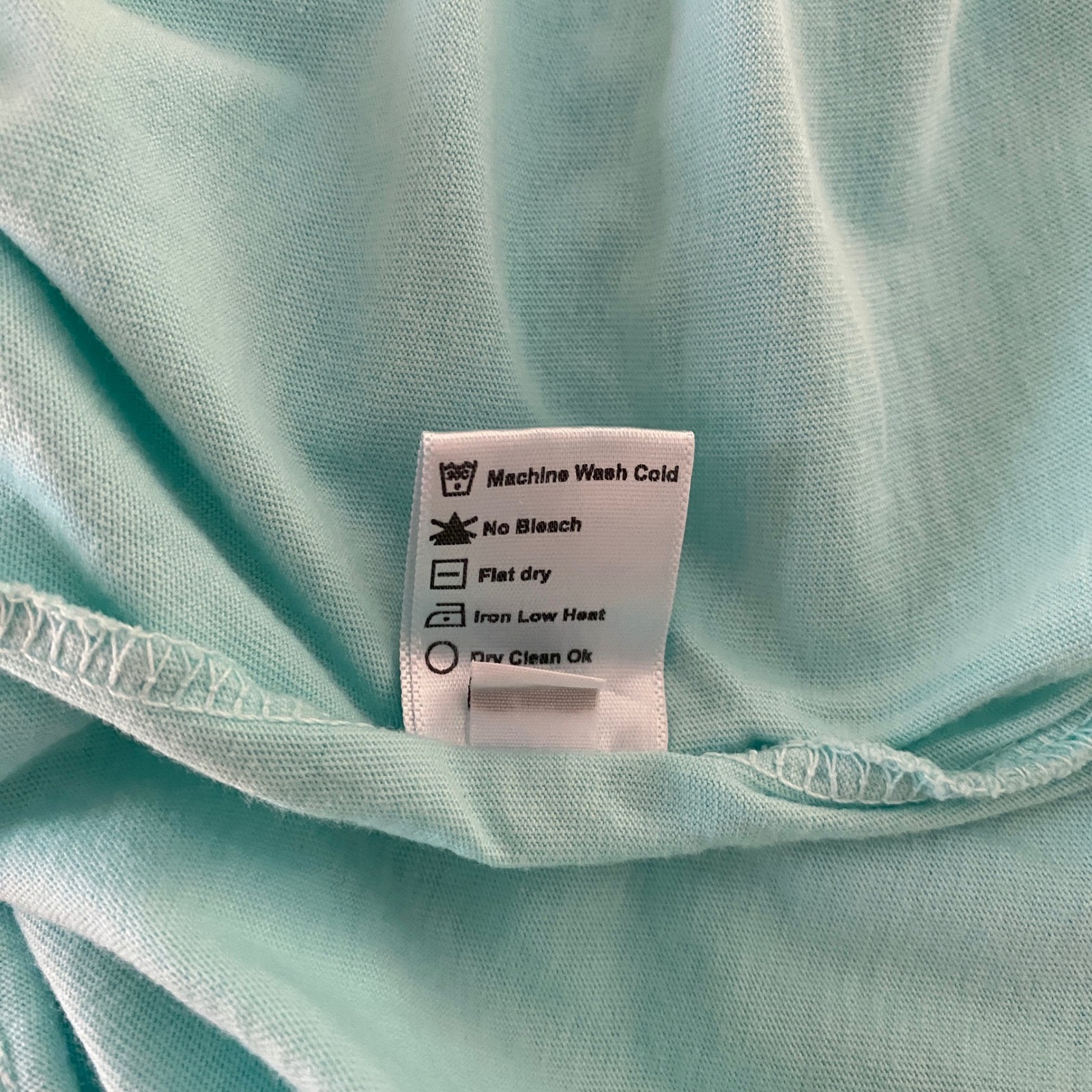 M. Singer Mens Aqua Blue Cotton Pocket T-Shirt Made in USA Small NWT