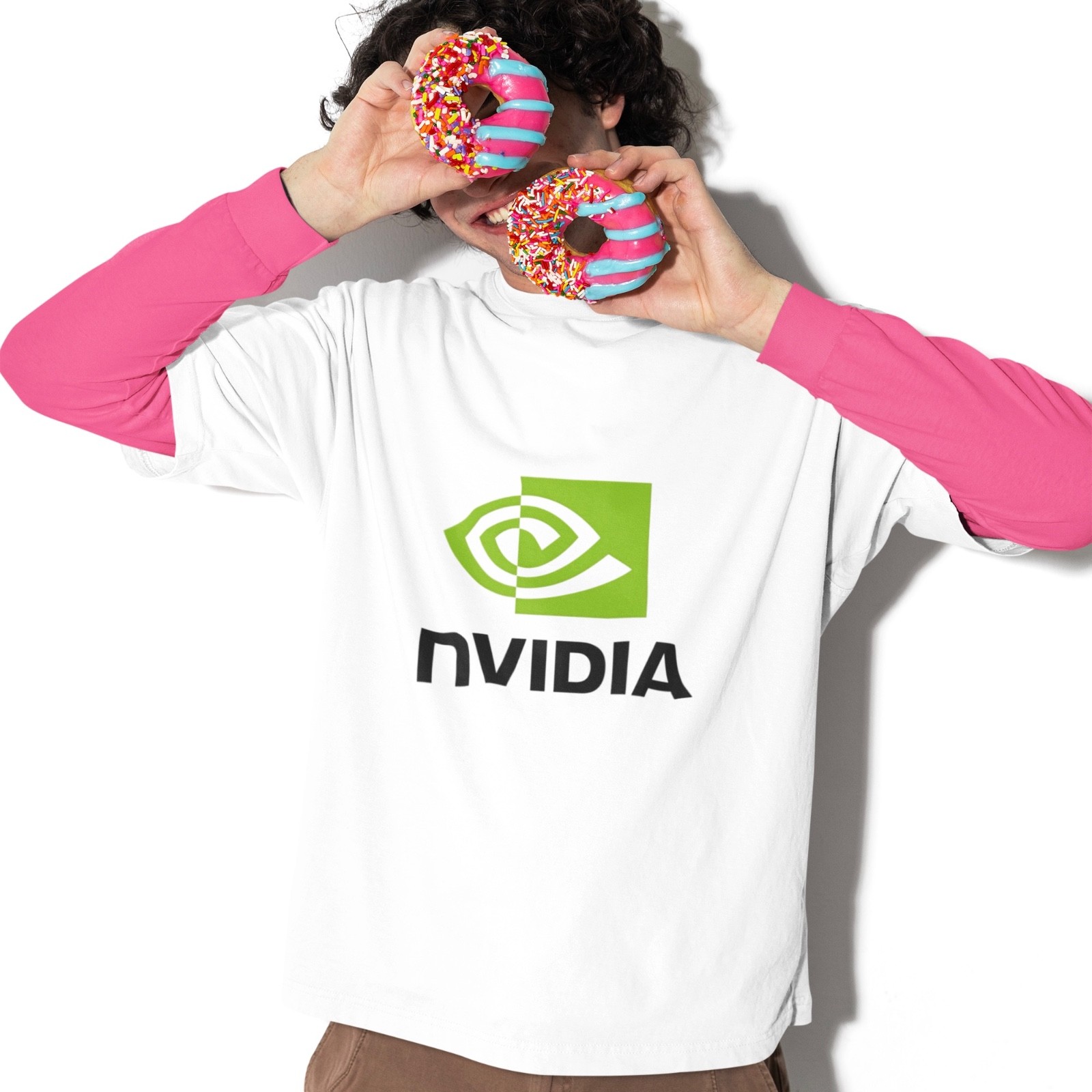 NVIDIA Logo T Shirt Unisex Graphic Tee Casual Short Sleeve Top Men Women