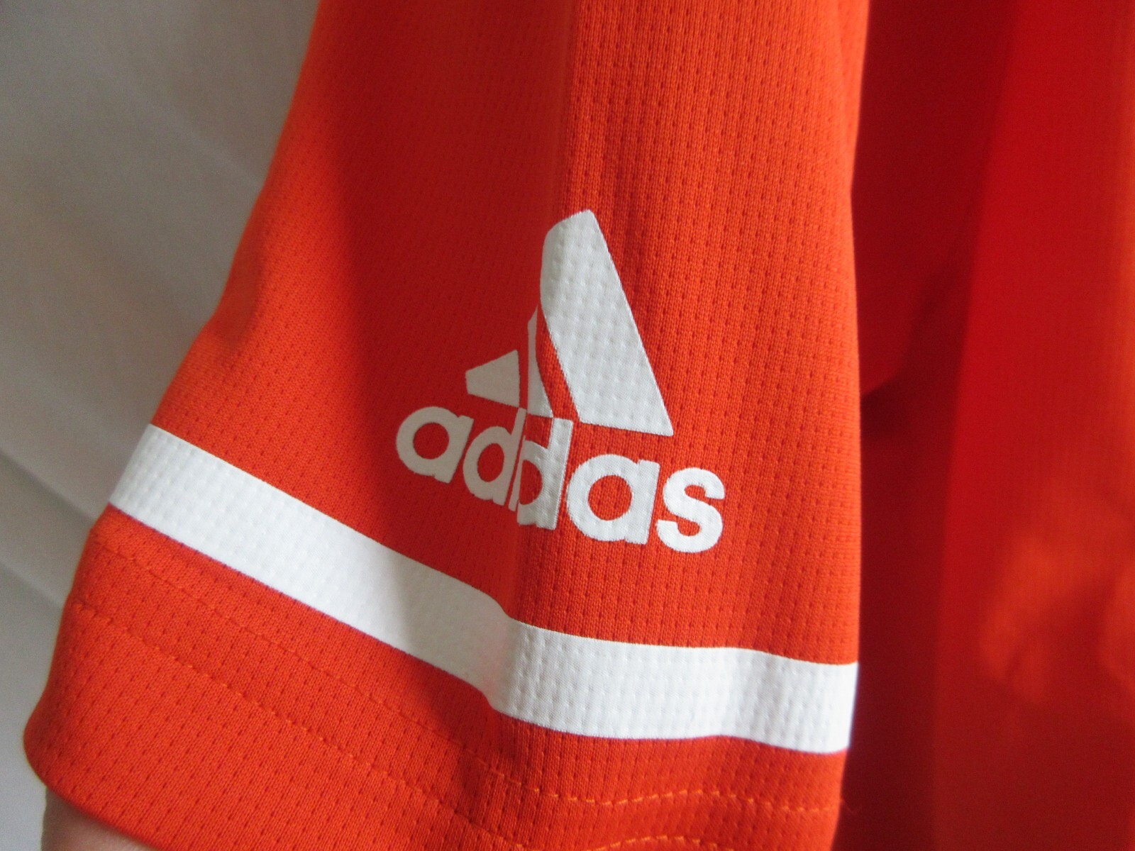 Adidas Susquehanna Golf Logo Polo Shirt Climachill Orange Size 2XL NWT