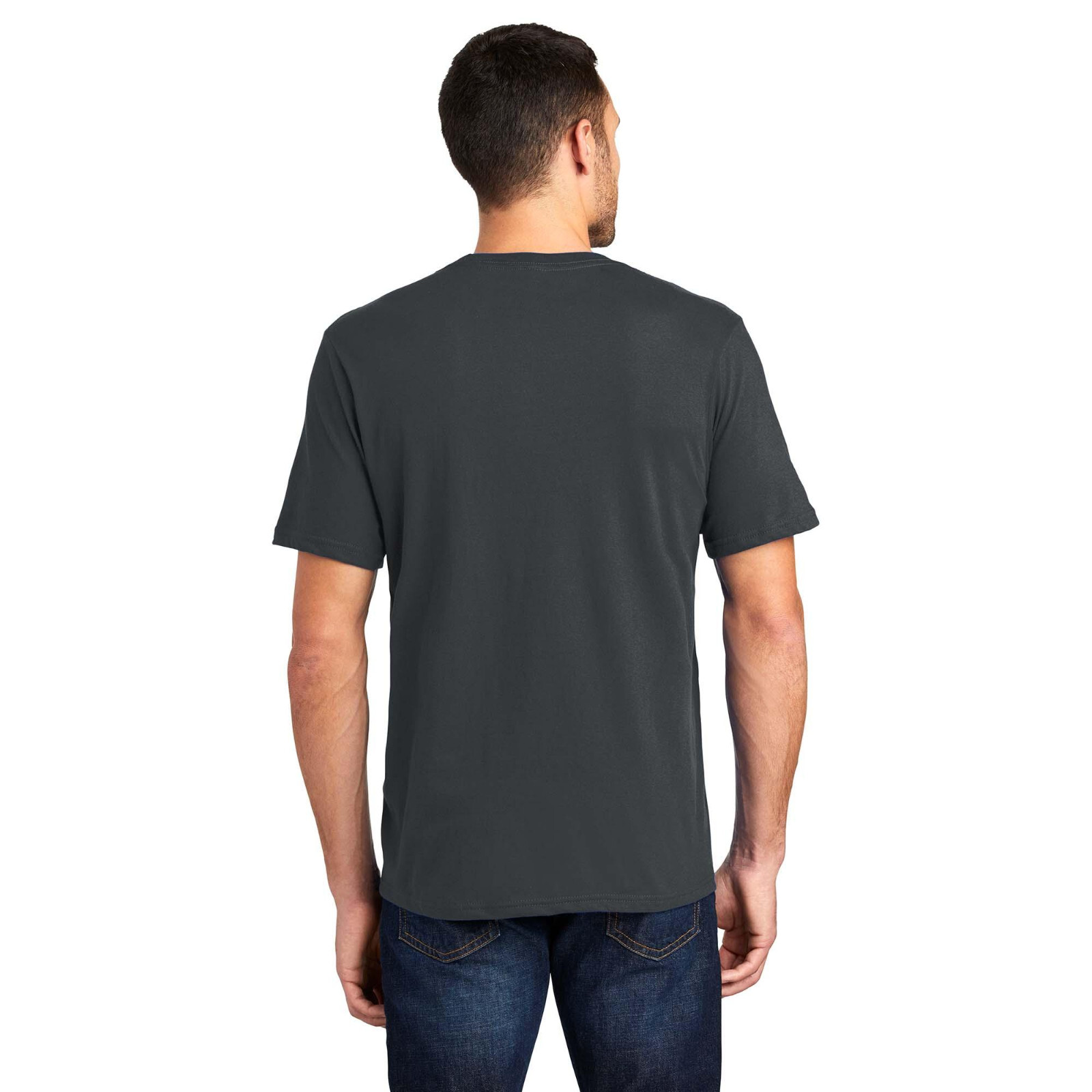 District DT6000 Very Important Plain T Shirt Unisex S M L XL 2XL Charcoal Gray