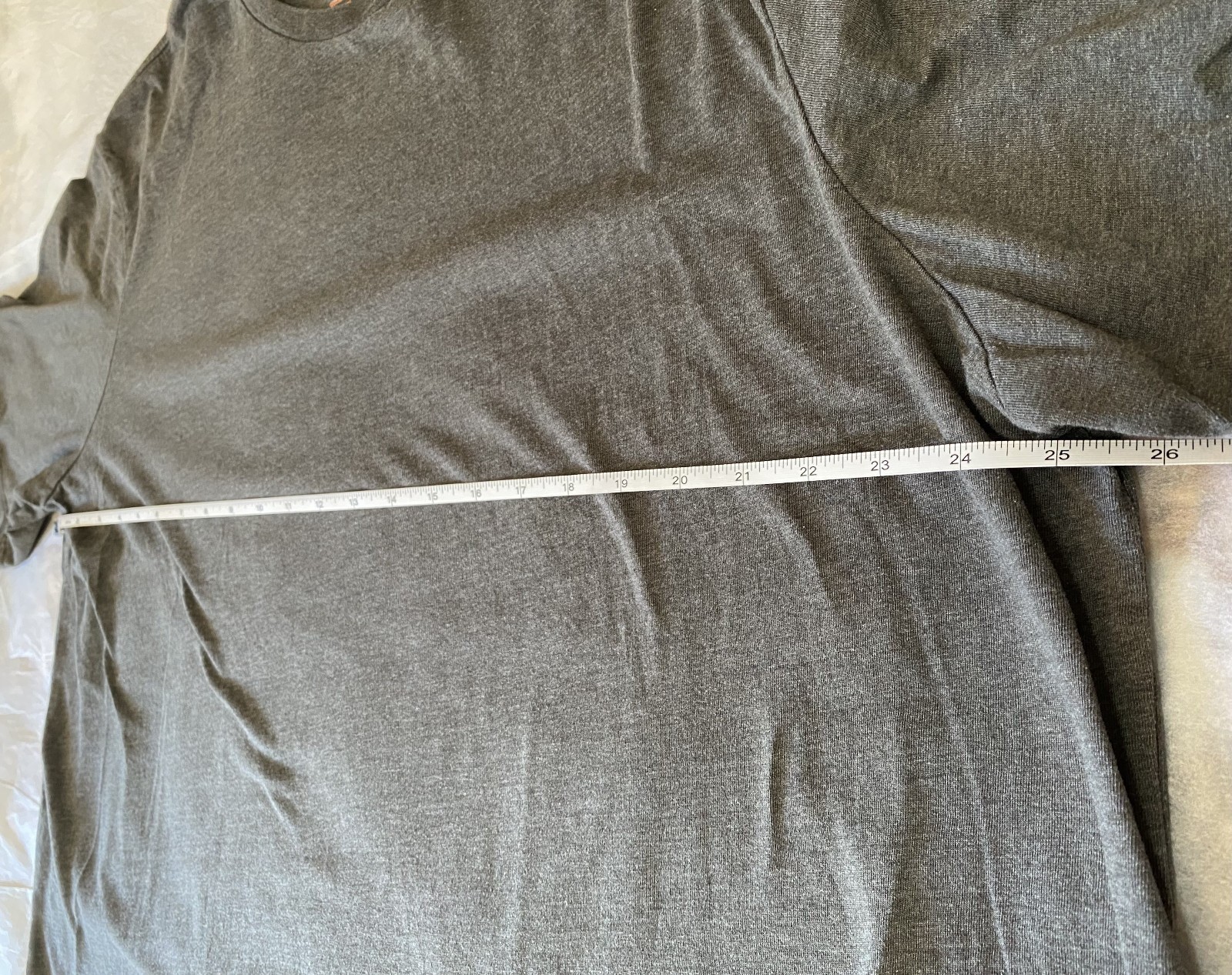 St. John’s Bay Quick Dri Easy Care Short Sleeve Crew Neck T Shirt Gray Men’s 2XL