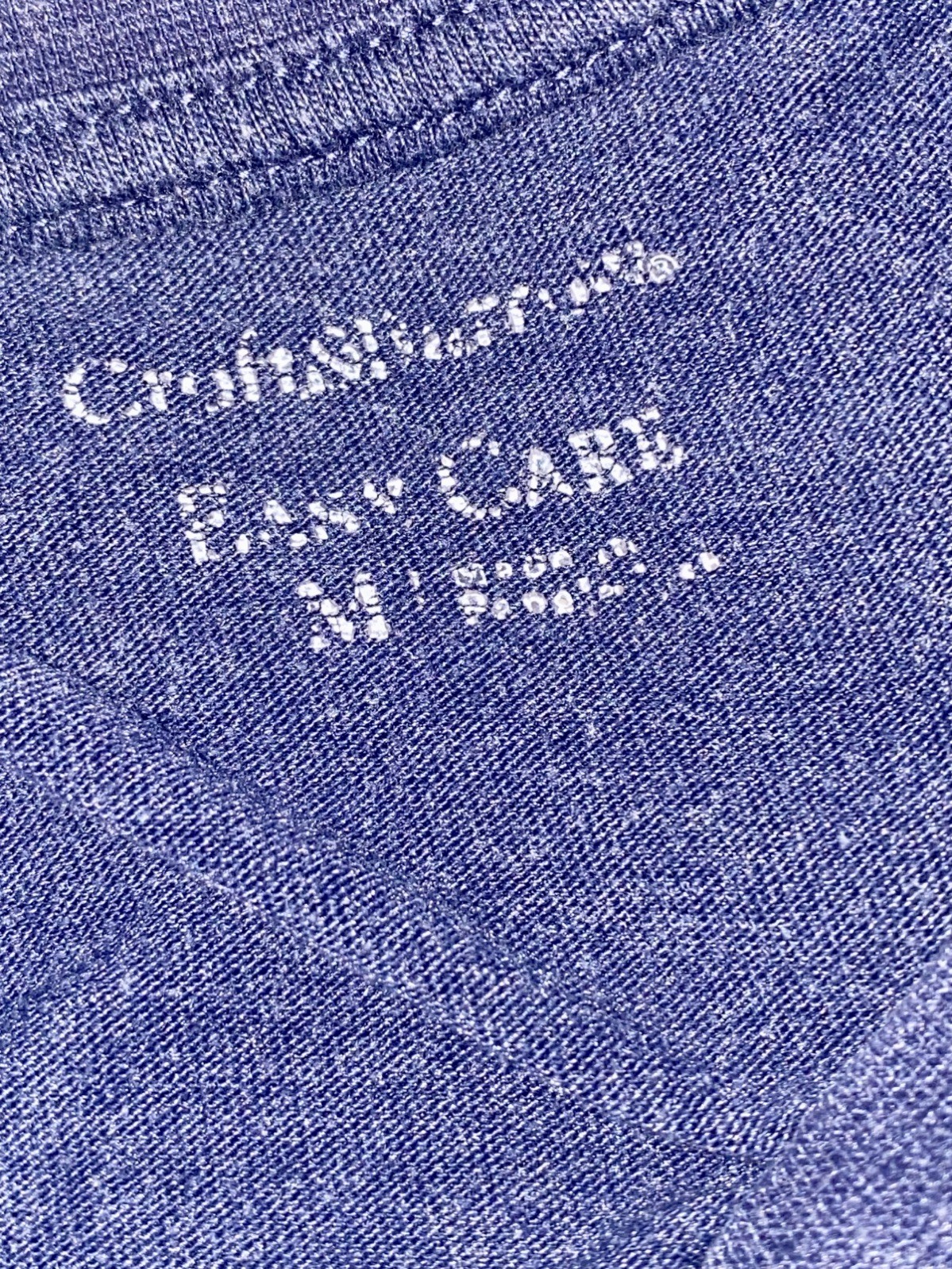 Croft & Barrow Men’s Easy Care Long Sleeve Henley T-Shirt – Size M – Blue