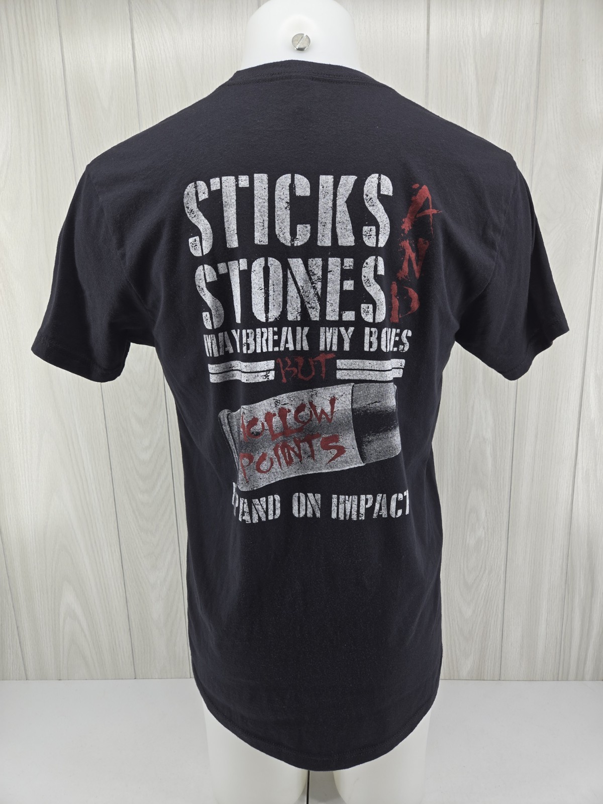 Bare Arms Tactical Gear & Apparel Sticks and Stones T-Shirt Size Large
