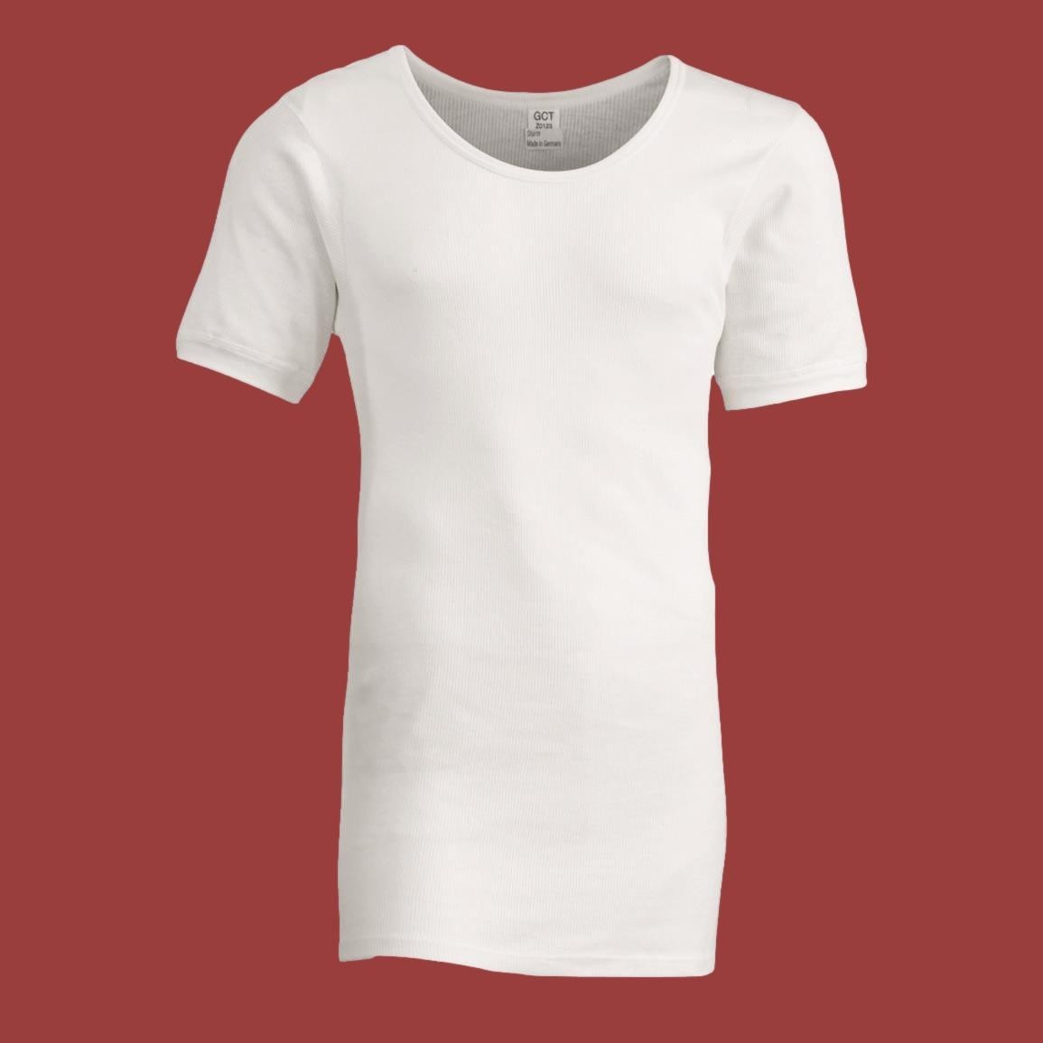 GERMAN MILITARY 100% COTTON WHITE T-SHIRT RIBBED KNIT NEW OLD STOCK MEDIUM – XL