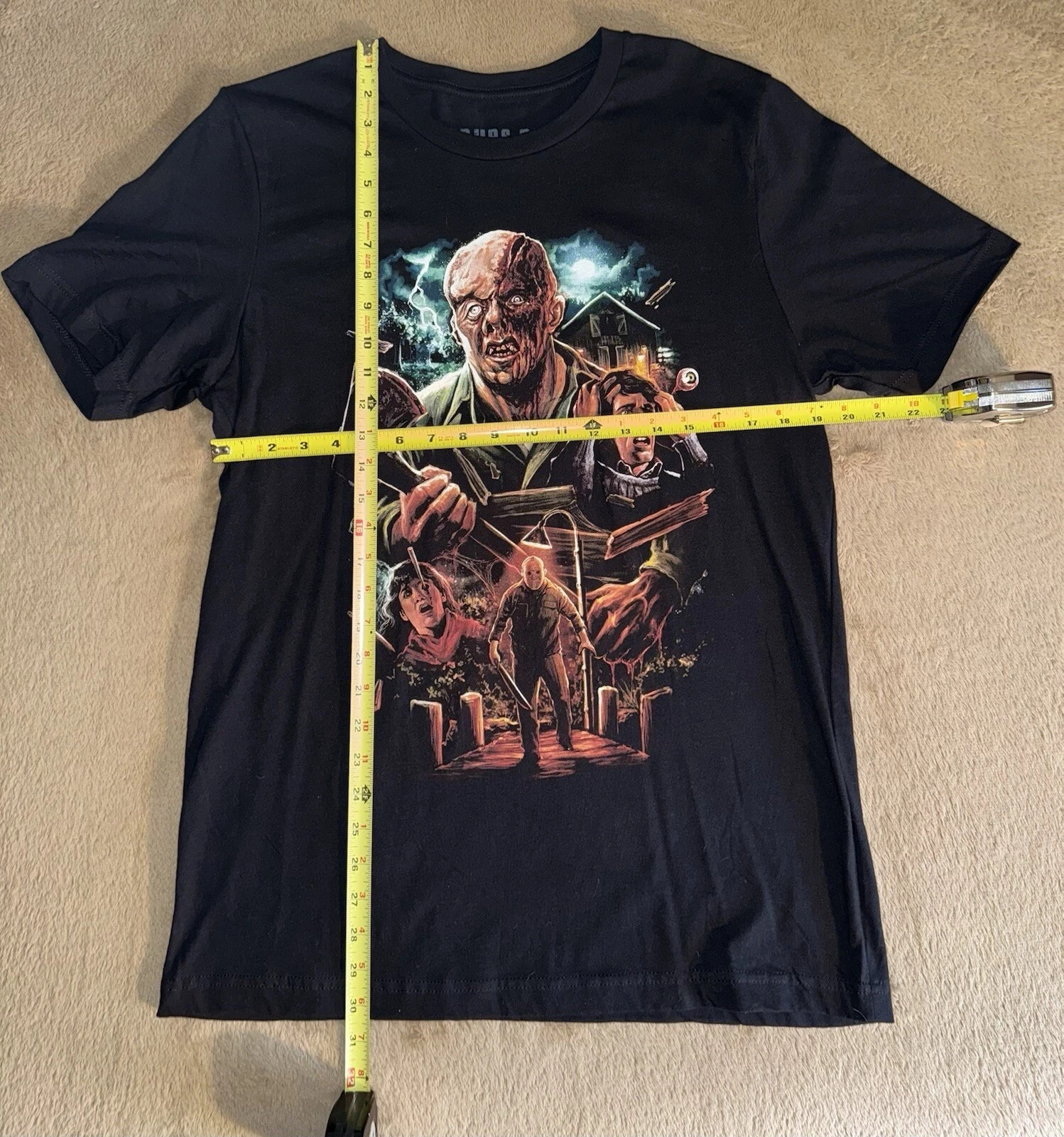 Friday The 13th Part III Terror Threads Shirt Size Large Hours Of Terror