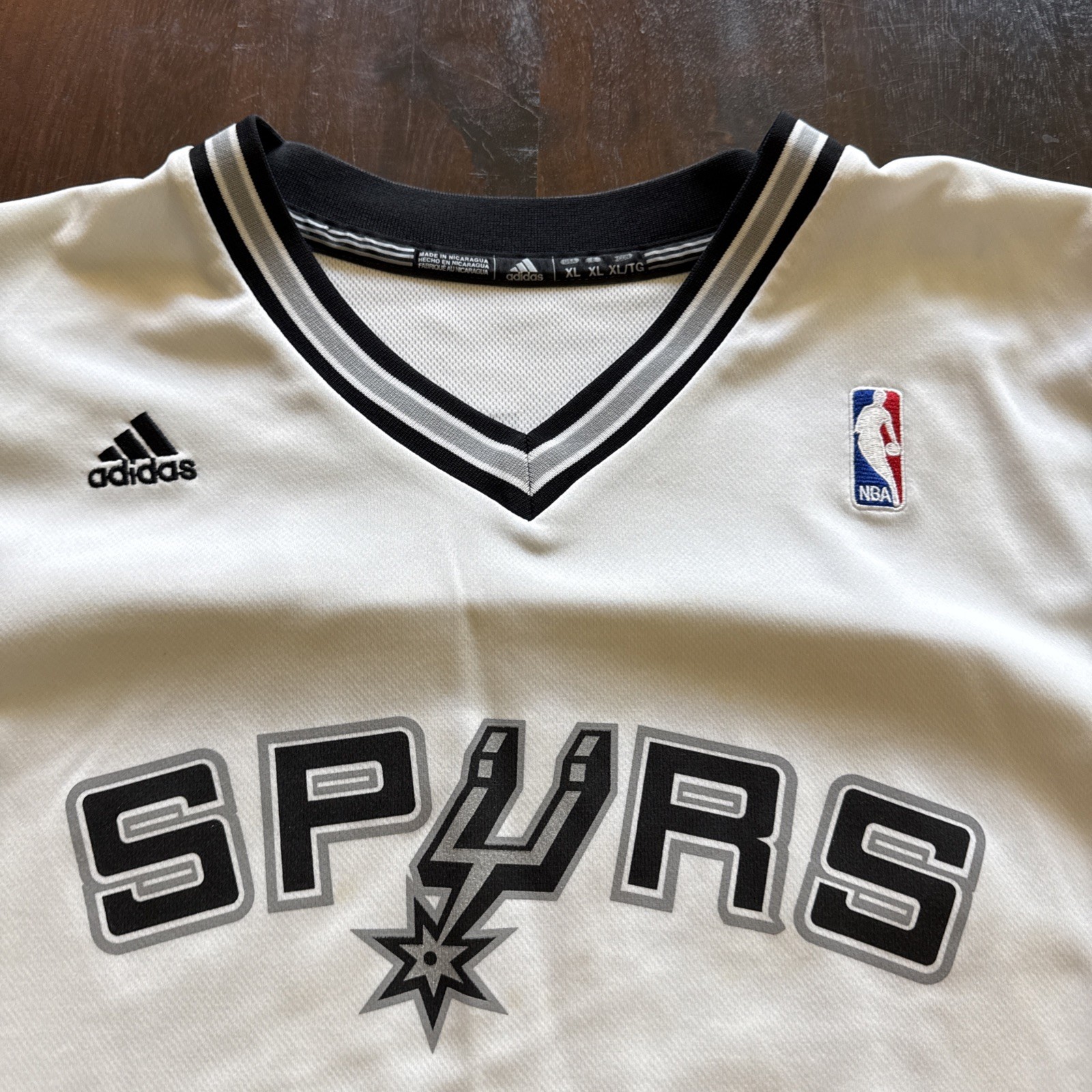 Adidas NBA San Antonio Spurs Manu Ginobili Jersey Size Mens XL SEE PICS
