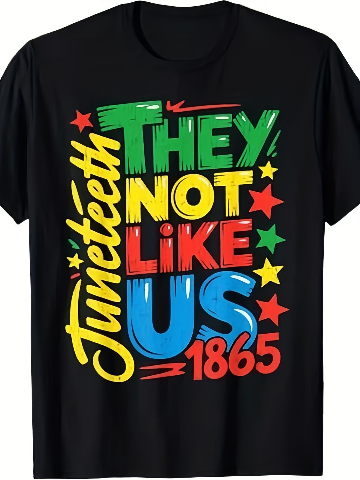 Juneteenth They Not Like Us T-Shirt | 1865 Freedom Day Graphic Tee