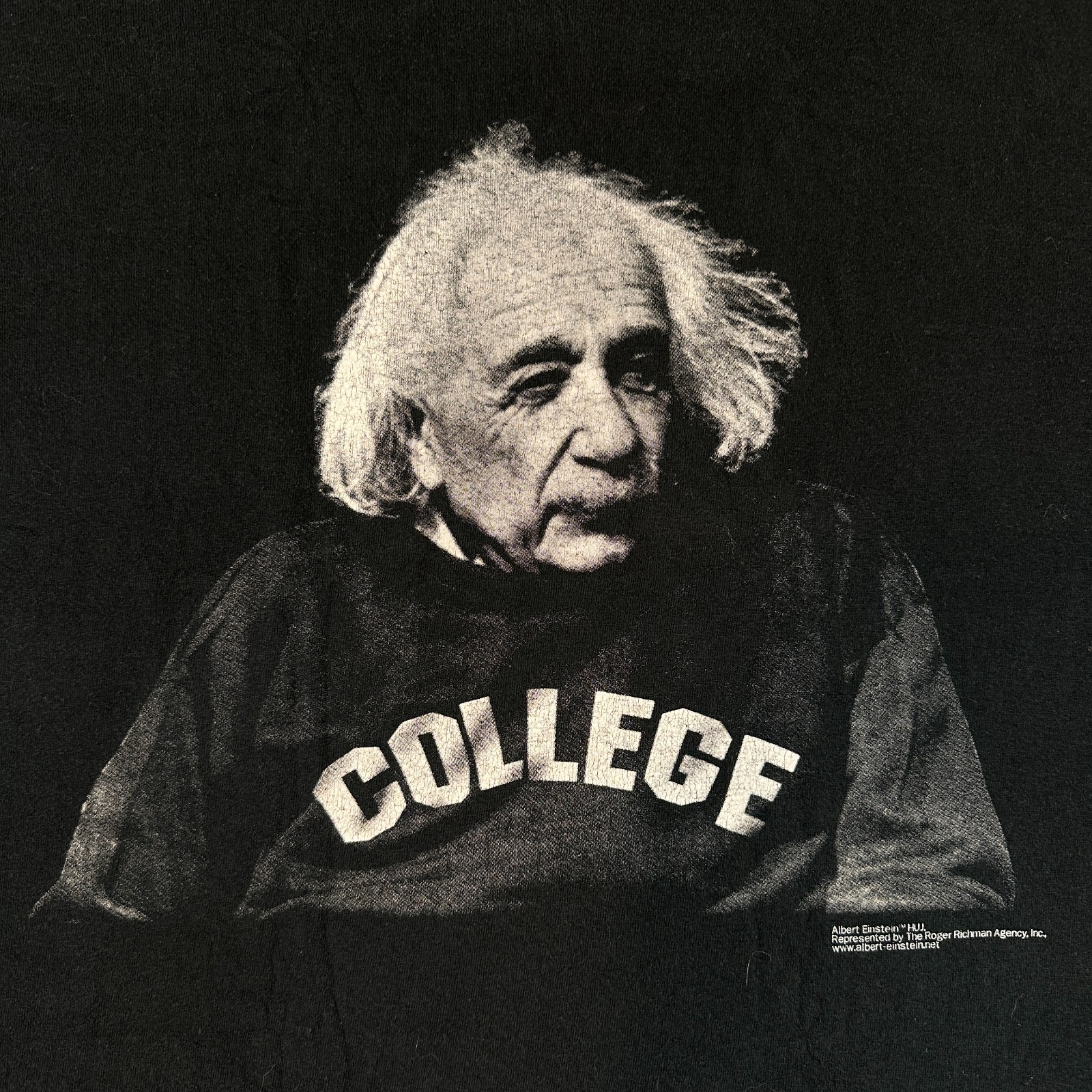 *RARE* VTG Albert Einstein College Shirt 90s Y2K Roger Richman Agency – Size M
