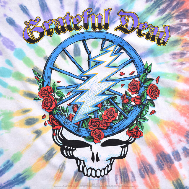 GRATEFUL DEAD-STEAL YOUR WHEEL-SYF-TIE DYE T-SHIRT M-L-XL-XXL Garcia,Wier,Lesh