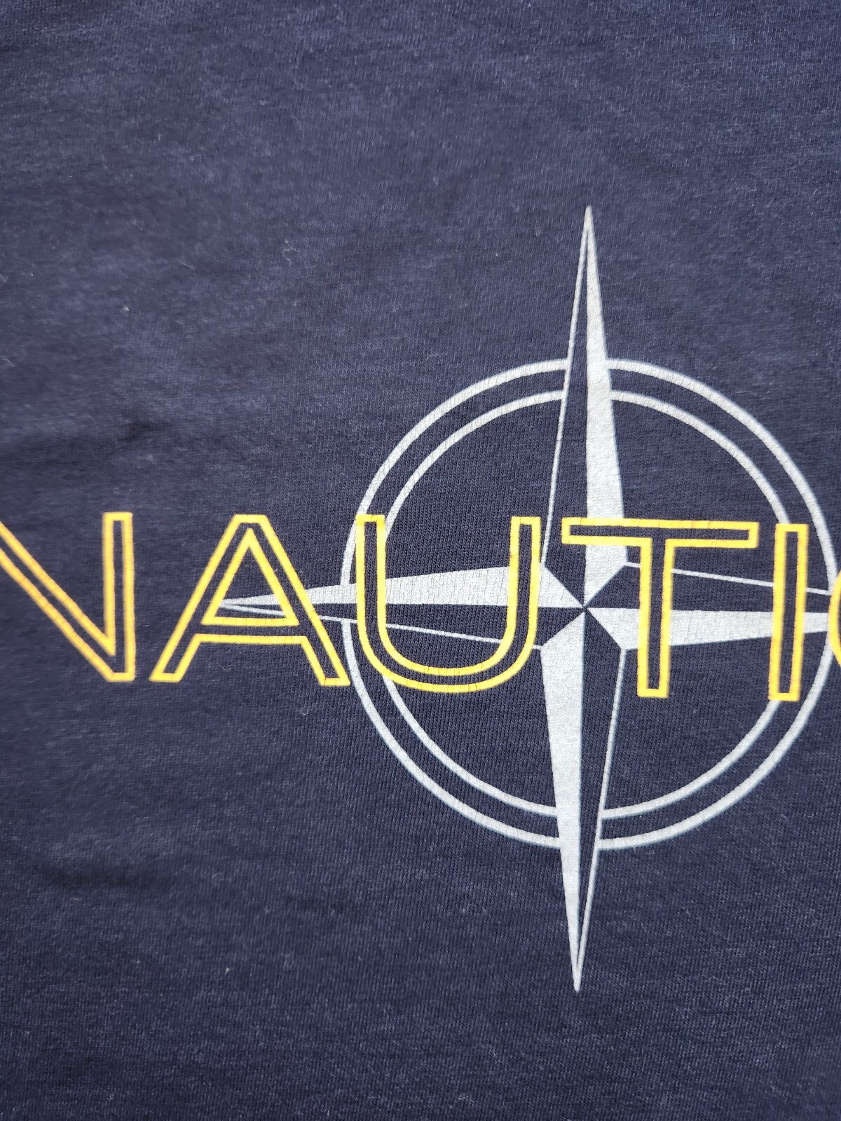 Lot Of 2 Nautica TShirts XXL Made In USA Navy Blue Red Logo Cotton Sport Boating