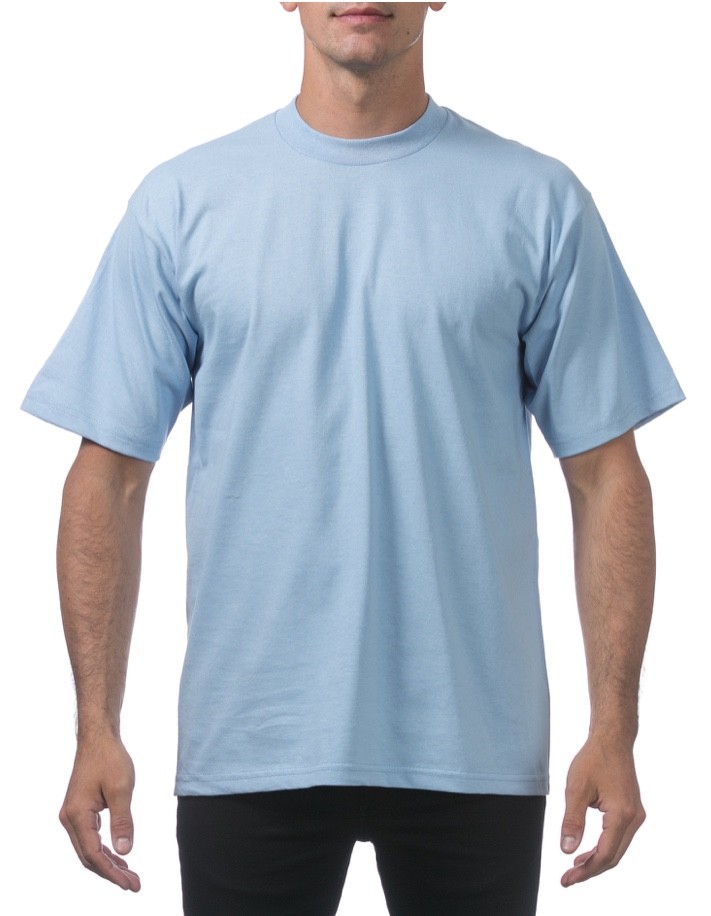 PROCLUB MENS HEAVYWEIGHT SHORT SLEEVE T SHIRTS PRO CLUB CASUAL COTTON TEE SHIRT
