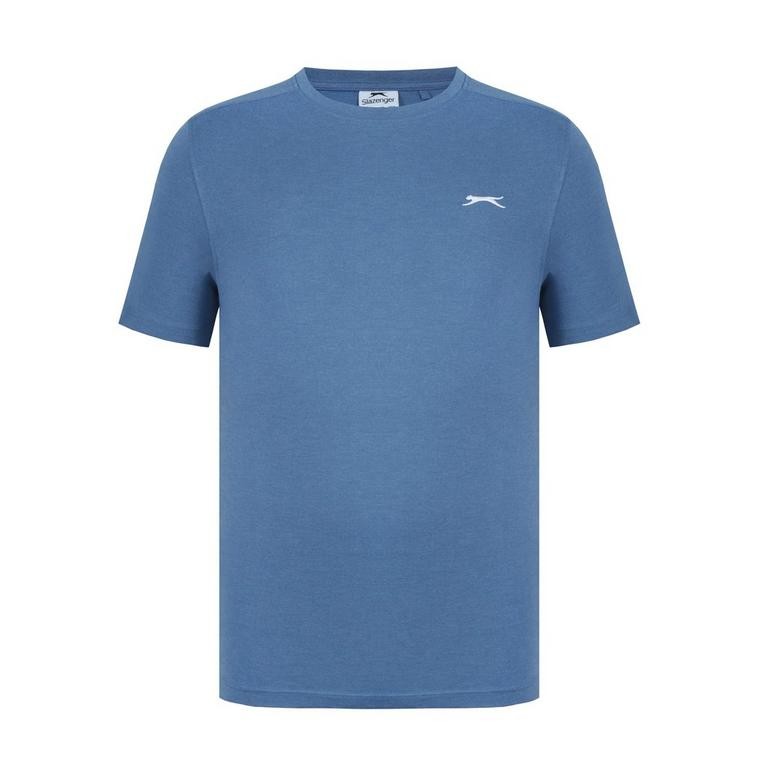 Mens Slazenger 100% Cotton Plain Crew Neck T Shirt XS S M L XL XXL 3XL 4XL BNWT