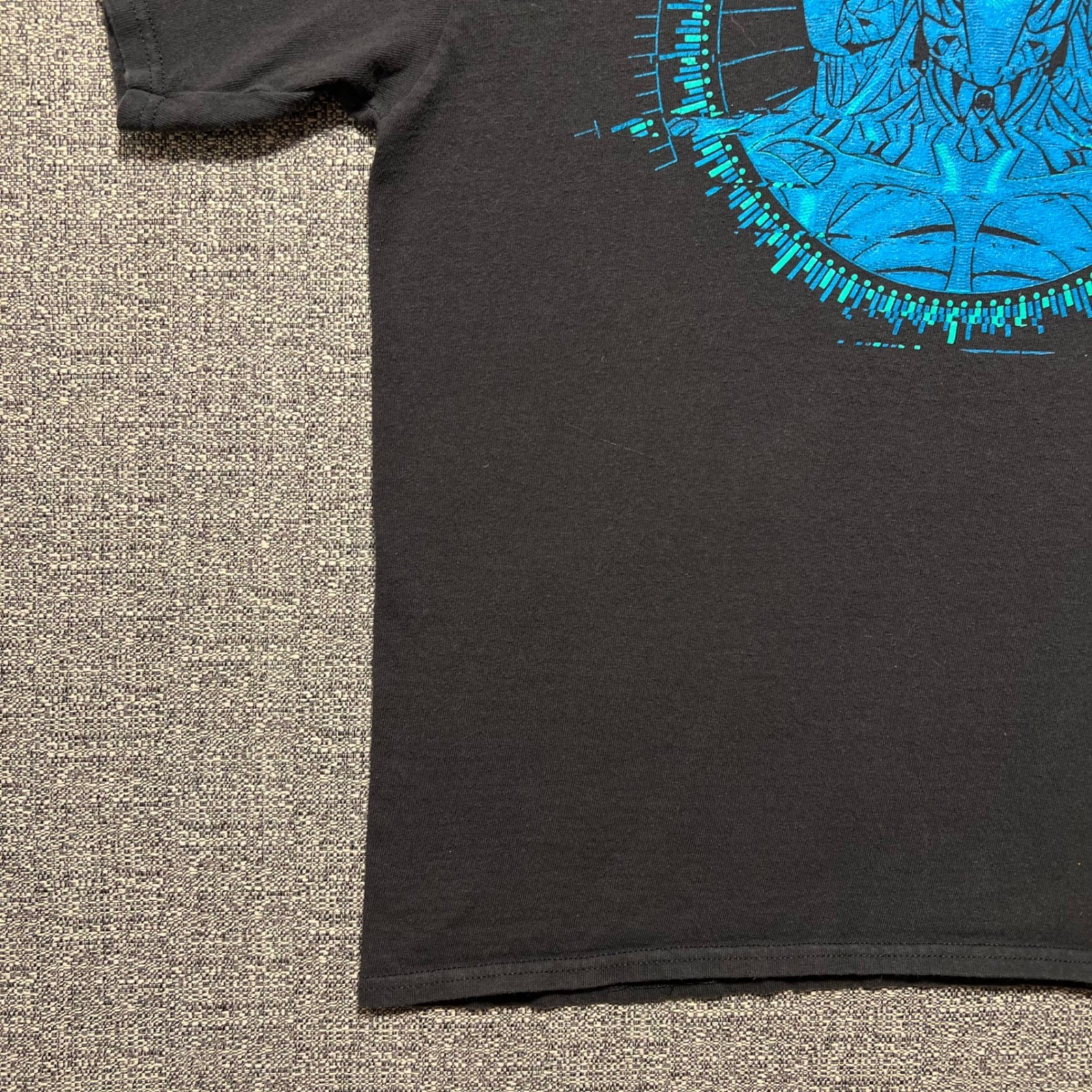 Westworld HBO Promo T Shirt Mens Large L Black Blue Drone Host Cyberpunk Sci Fi