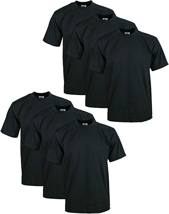 PRO CLUB Short Sleeve Heavy-Weight T shirt (S-5XL) *6 Pack