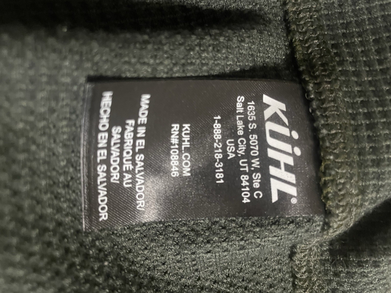 Kuhl Enticer Henley Men’s XL Green Long Sleeve Stretch Outdoor Ribbed Shirt 7386
