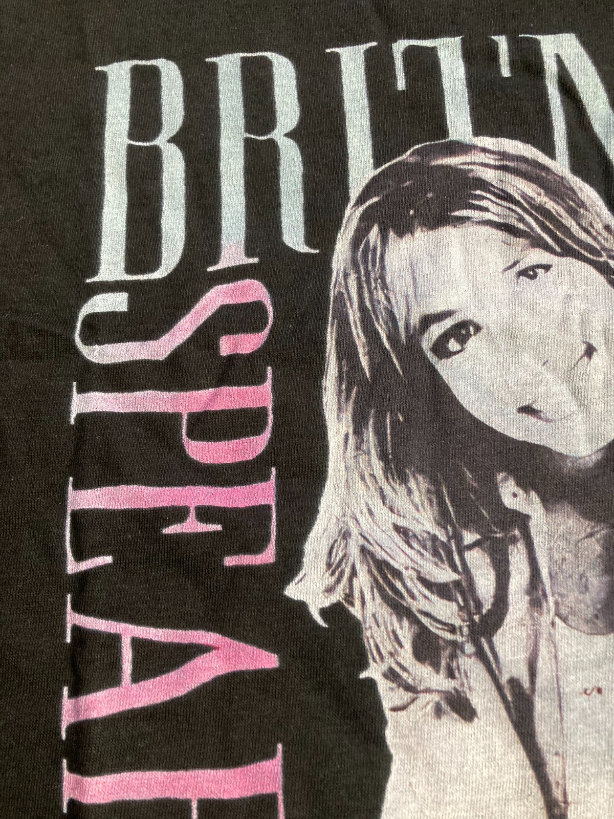 Generic Men’s Britney Spears Graphic Pullover T-Shirt (Black)