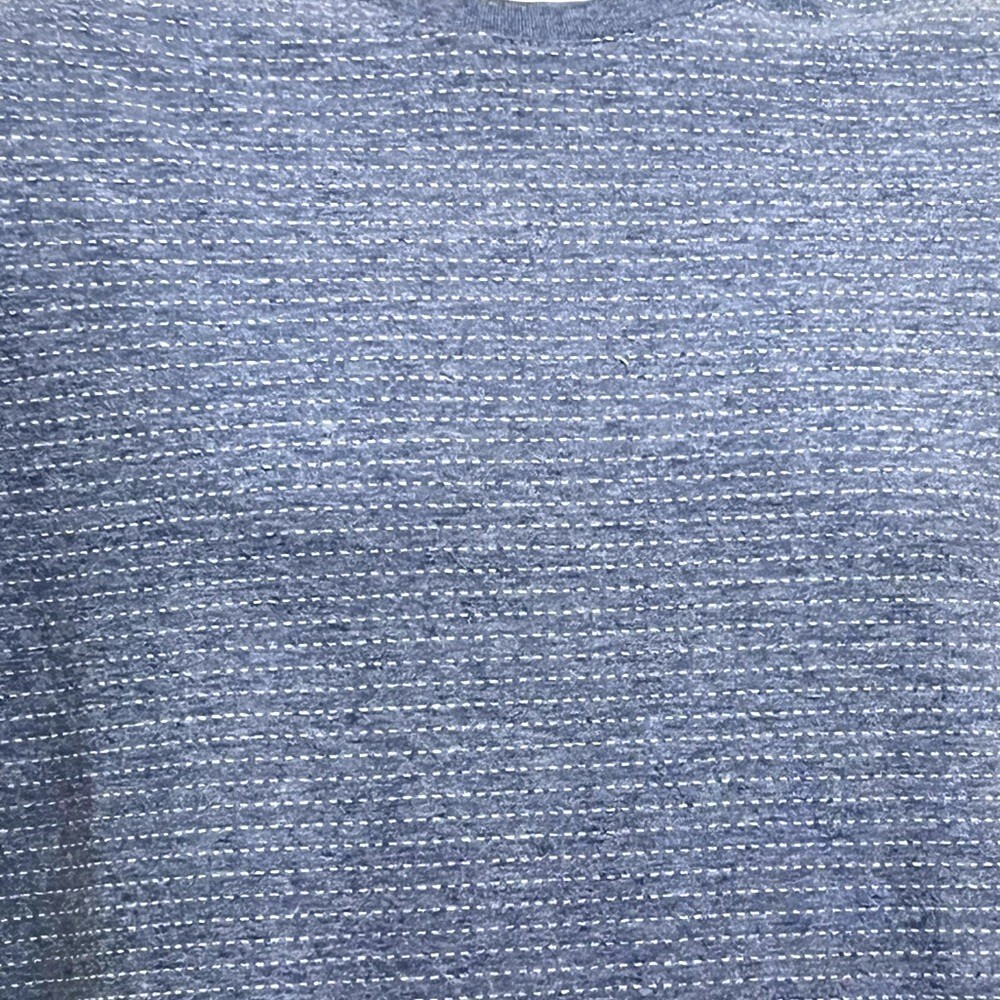 NWT Goodfellow Sz Small Jacquard Short Sleeve Novelty Cyber Blue Mens T-shirt