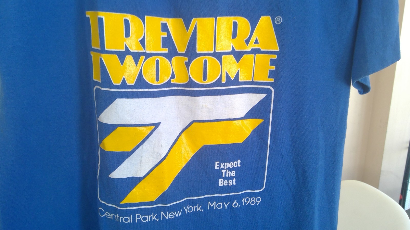 adidas Trevira Twosome made in U.S.A. 80s Central Park New York jersey t-shirt