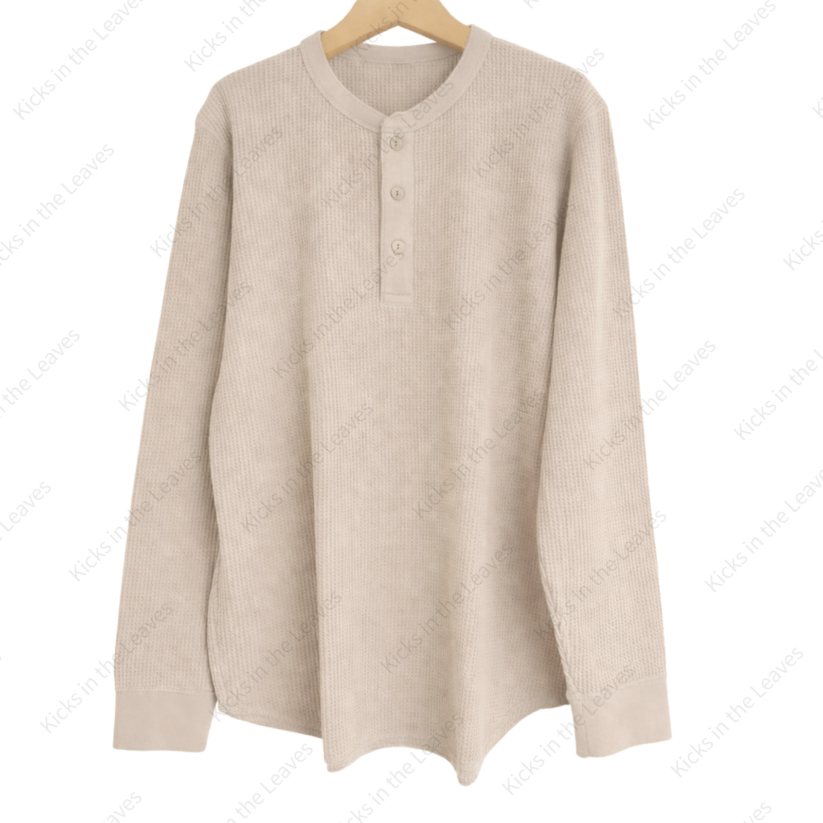 UNIQLO Waffle Henley Neck T-Shirt XS-4XL Men Regular Fit 482766 NWT