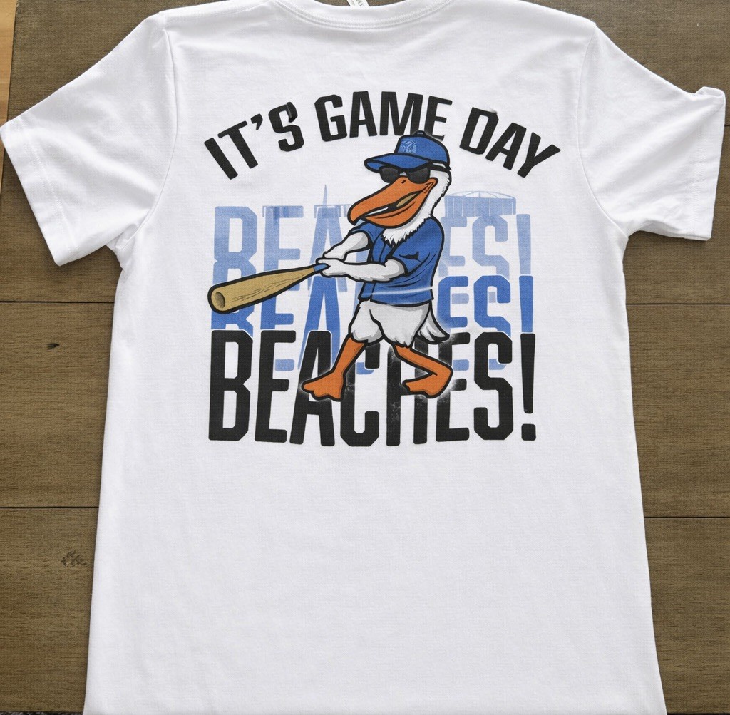 It’s Game Day Beaches Pelican Graphic Tee White Tampa Bay Style T-Shirt Unisex