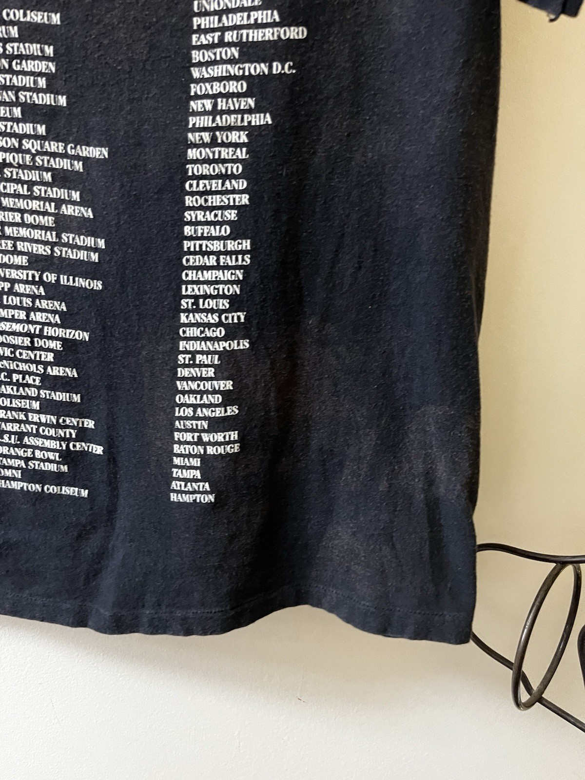 1987 U2 Band Tee – The Joshua Tree Tour / Men’s M