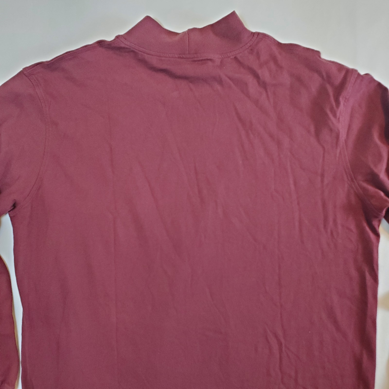 Cabela’s Maroon Made in Canada – L Reg High Neck TShirt T Shirt Top Hunting