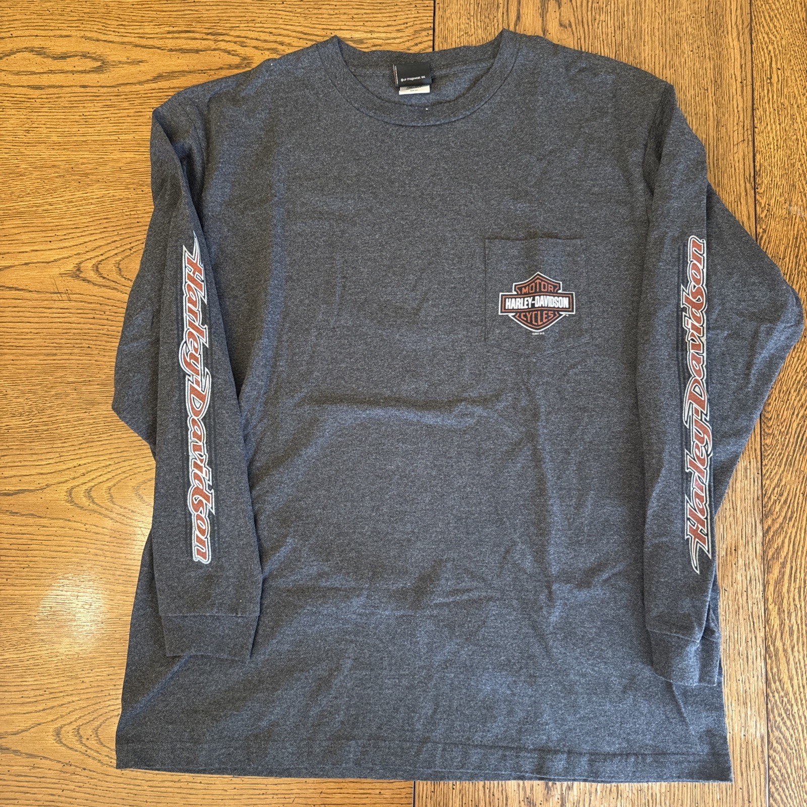 Vtg. 2000’s Harley Davidson Las Vegas Nevada Graphic Print XXL T-Shirt Free Ship