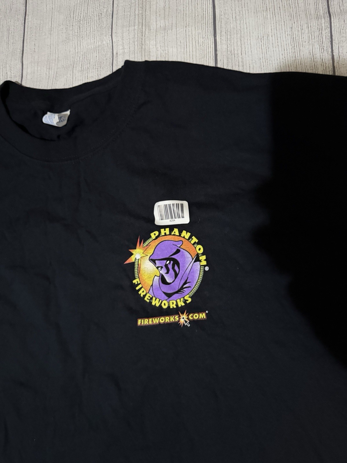 Phantom Fireworks T-Shirt Men’s 3XL Black Pyro Phanatic Short Sleeves NWOT