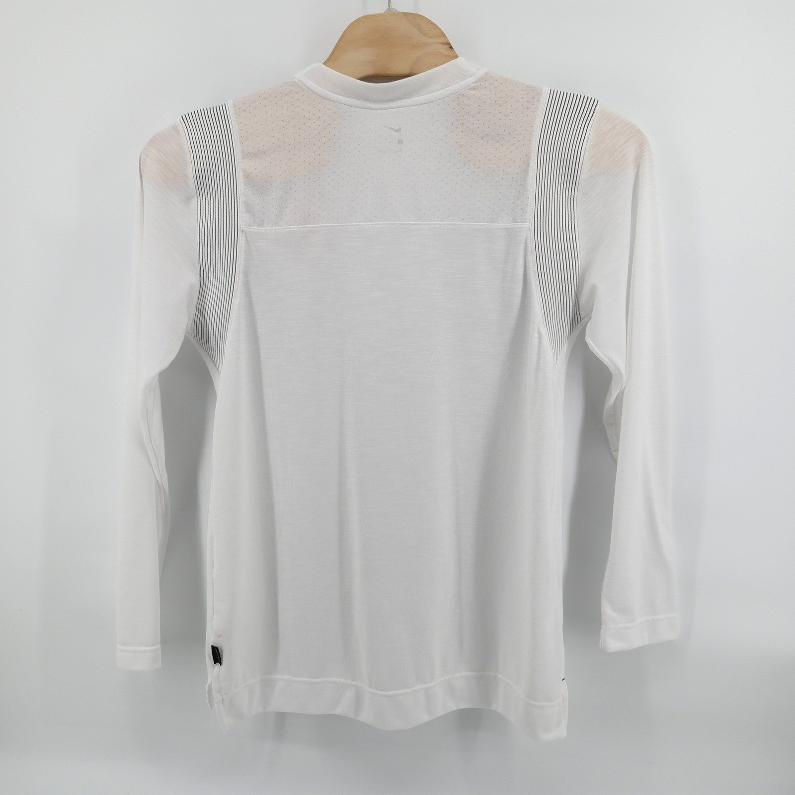 Nike Clemson Tigers Team Player UV White Long Sleeve Shirt CW3539-100 Mens Large