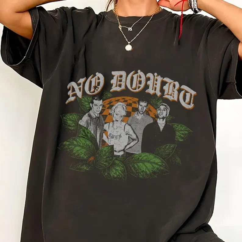 Vintage No Doubt chacoal color reprint unisex shirt AN71159