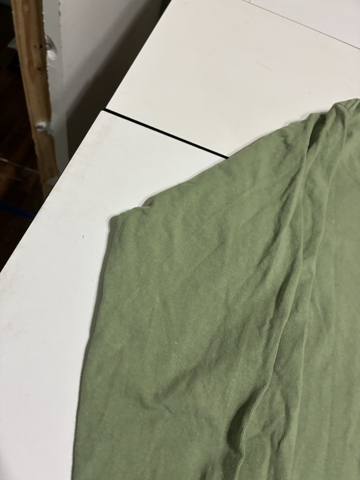 Vintage BAPE A Bathing Ape Shirt Medium Olive Long Sleeve Skater Streetwear Y2K